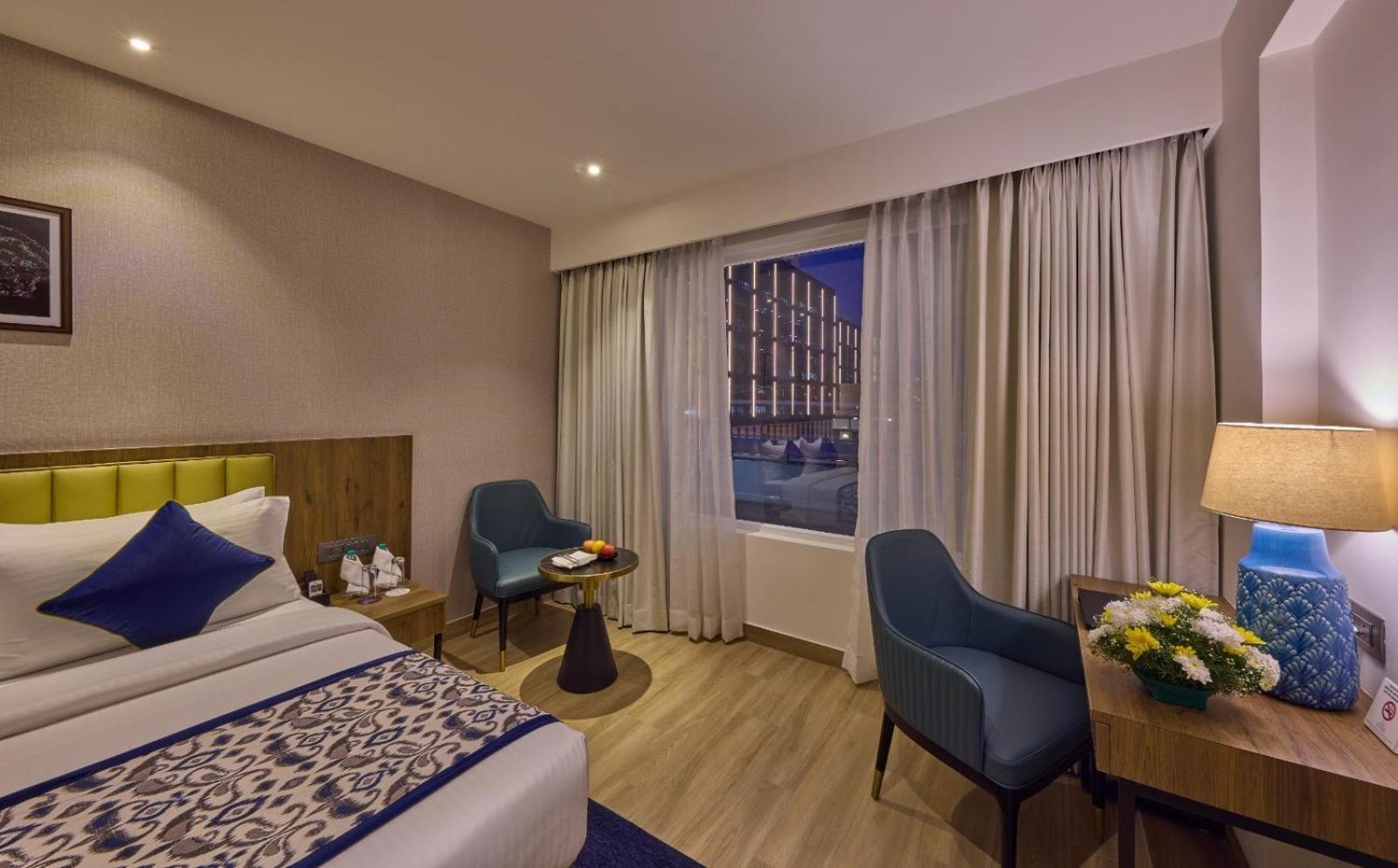 העיר בנגלור Grand Continent Hebbal A Sarovar Portico Affiliate Hotel מראה חיצוני תמונה