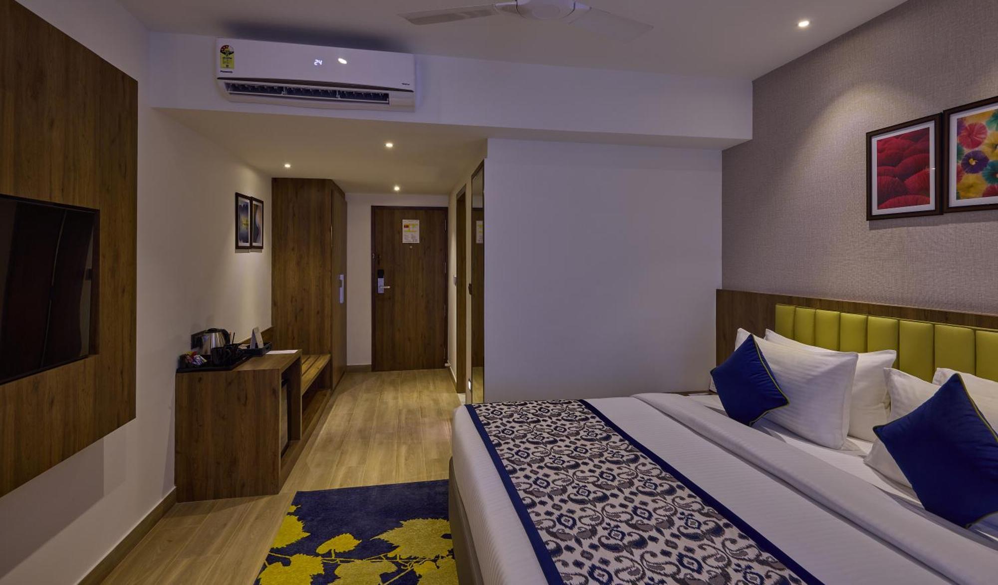 העיר בנגלור Grand Continent Hebbal A Sarovar Portico Affiliate Hotel מראה חיצוני תמונה